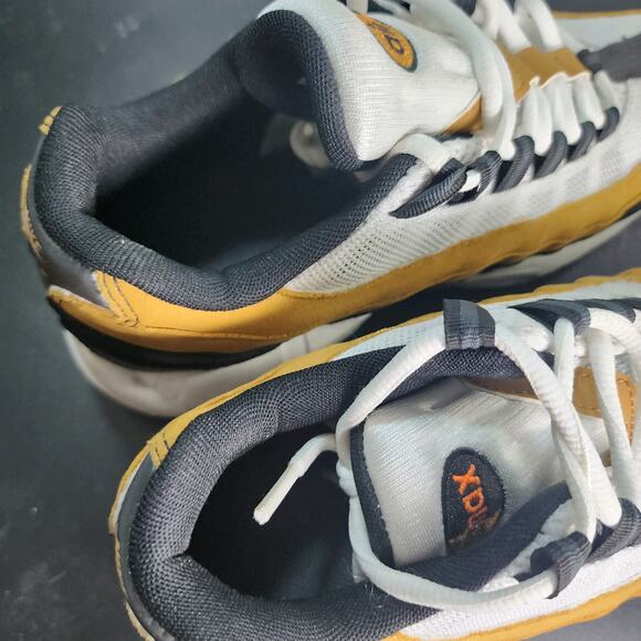 Sz 4.5Youth Fit 6 Women's Nike Air Max 95 011109 White Brown Suede Casual Shoes - Picture 8 of 11